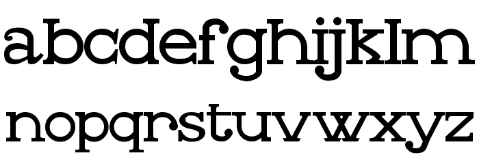 Oleo Font LOWERCASE