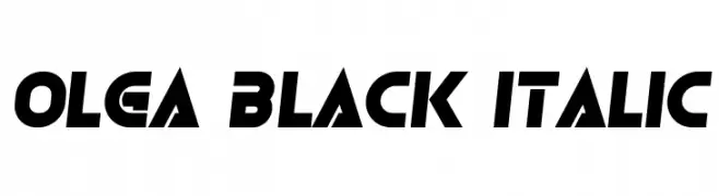 Olga Black Italic  font caratteri gratis