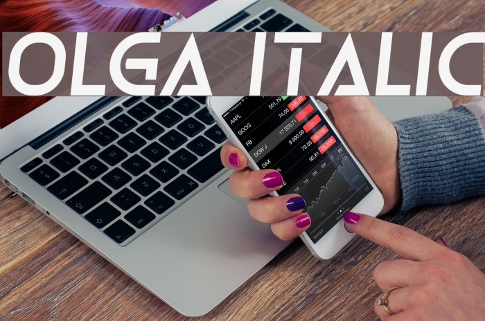 Olga Italic Example 2