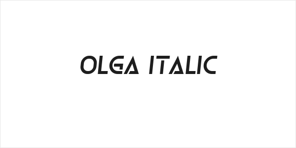 Olga Italic Logo