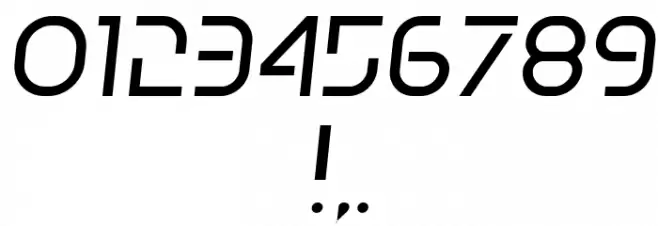 Olga Light Italic Font OTHER CHARS