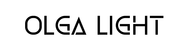Olga Light  नि: शुल्क फ़ॉन्ट्स डाउनलोड