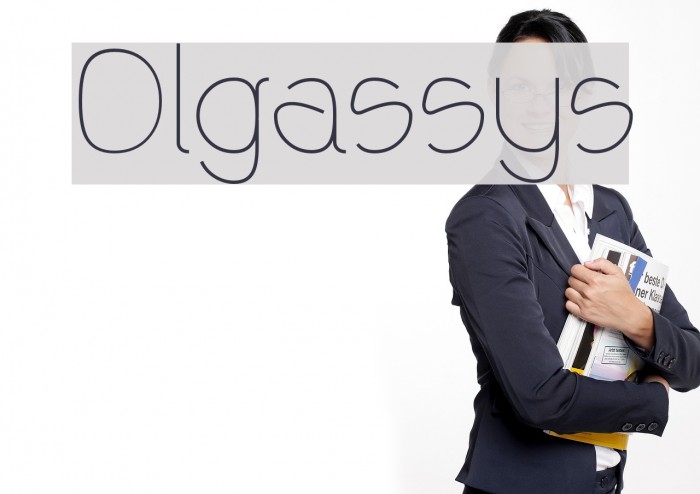 Olgassys Font examples