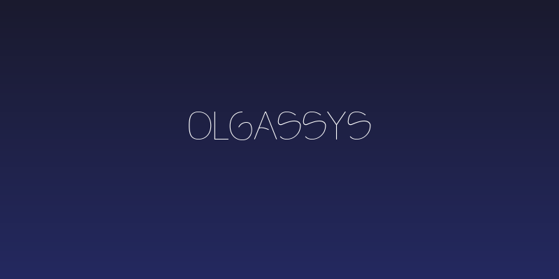 Olgassys Social Header