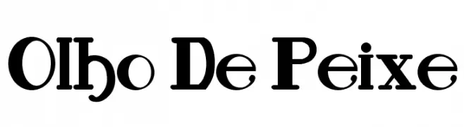 Olho De Peixe  Free Fonts Download