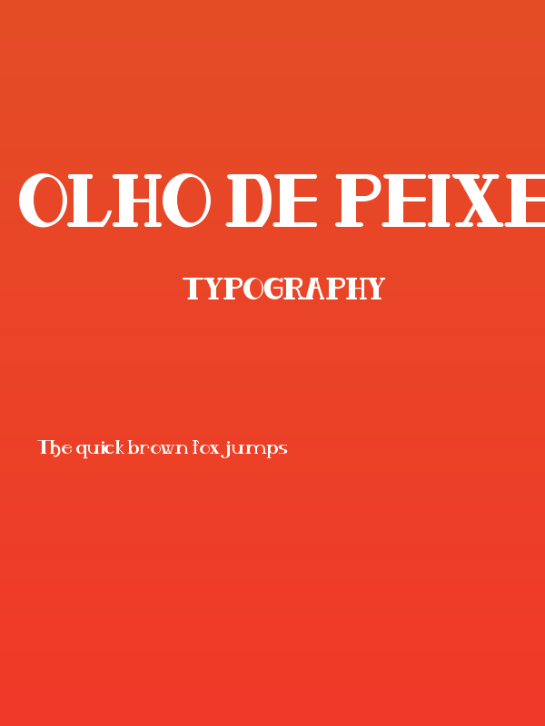 Olho De Peixe Poster