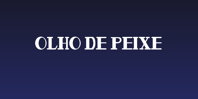 Olho De Peixe Social Header