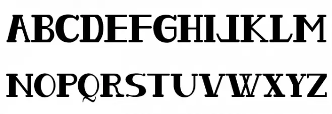 Olho De Peixe フォント 大文字