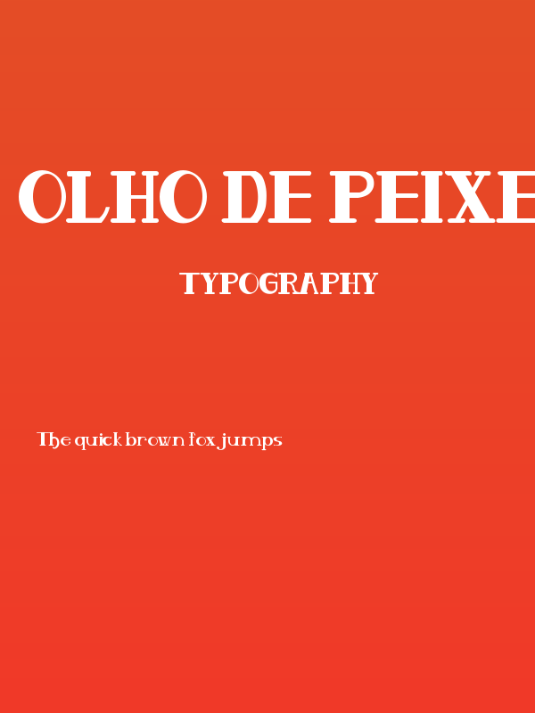 Olho De Peixe Poster