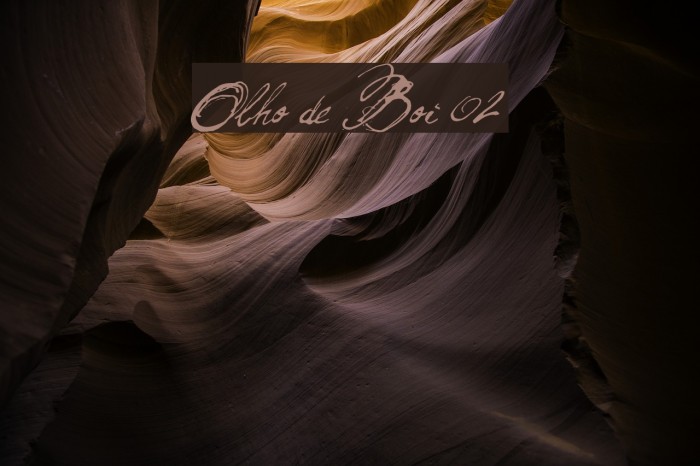 Olho de Boi 02 Font examples