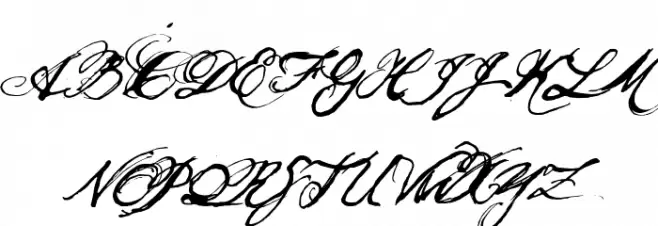 Olho de Boi Schriftart Groß