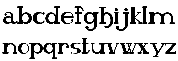 OlhoDePeixe Font LOWERCASE