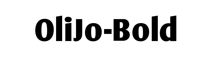 OliJo-Bold Font