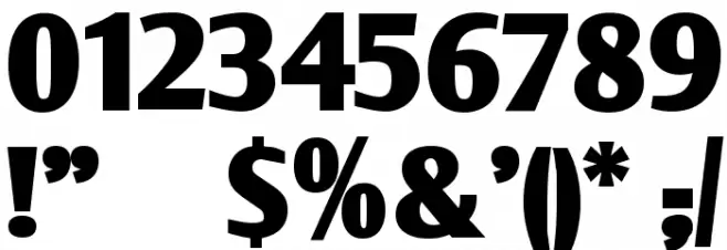 OliJo-Bold Font OTHER CHARS