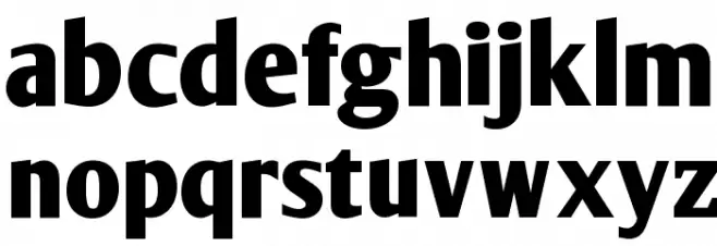 OliJo-Bold फ़ॉन्ट लोअरकेस