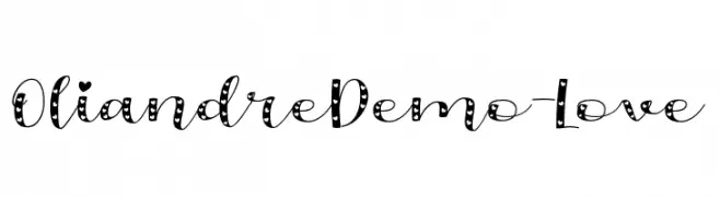 OliandreDemo-Love  baixar fontes gratis