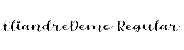 OliandreDemo-Regular  Free Fonts Download