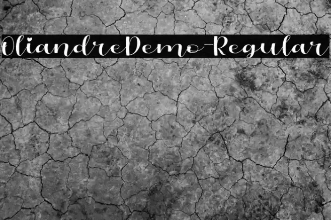 OliandreDemo-Regular Font examples