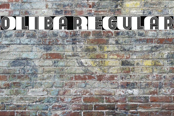 Oliba Regular Example 1