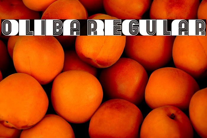 Oliba Regular Example 2