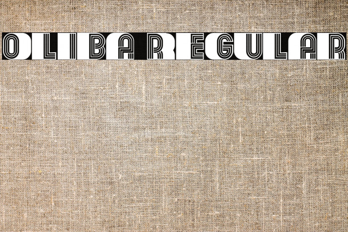 Oliba Regular Example 3