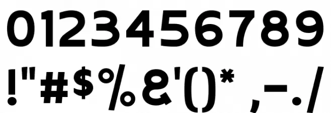 Oliciy Font OTHER CHARS