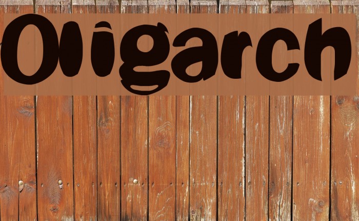 Oligarch Font examples