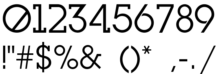 OlimFuturaBook Font OTHER CHARS
