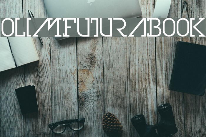 OlimFuturaBook Font examples