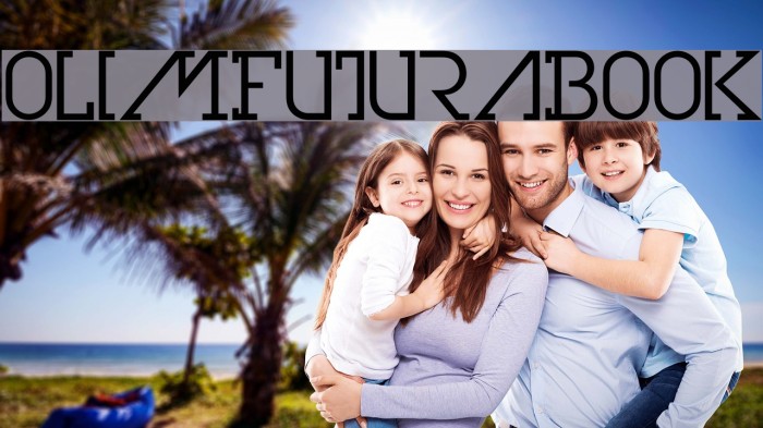 OlimFuturaBook Font examples
