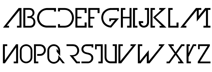 OlimFuturaBook Font LOWERCASE
