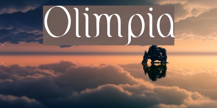 Olimpia Font examples
