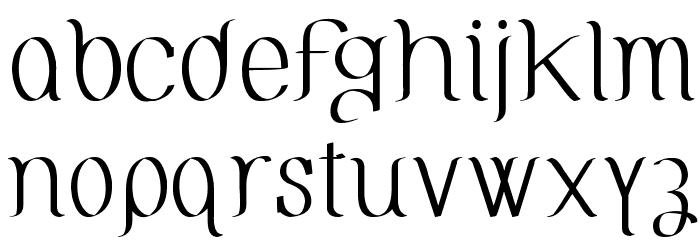 Olimpia Font LOWERCASE