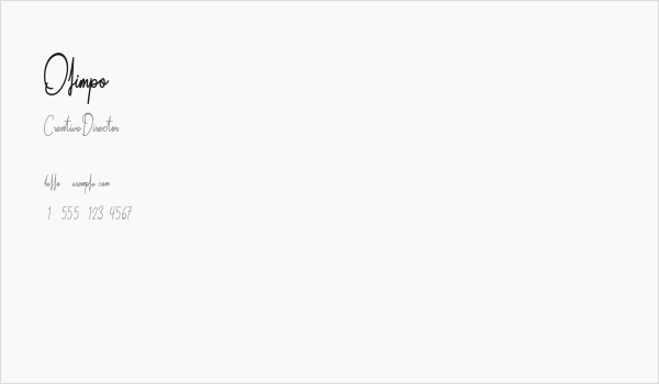 Olimpo Business Card