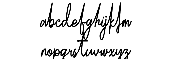 Olimpo Font LOWERCASE