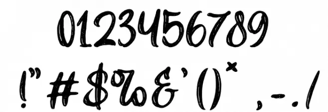 Olince Font OTHER CHARS