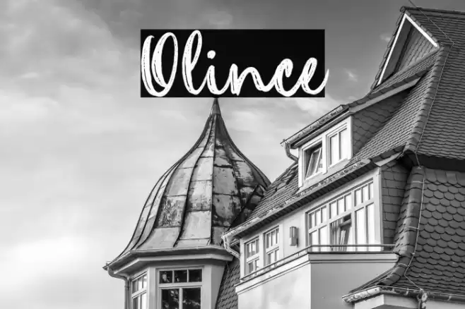 Olince Font examples
