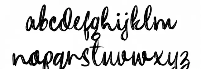 Olince خط أحرف صغيرة