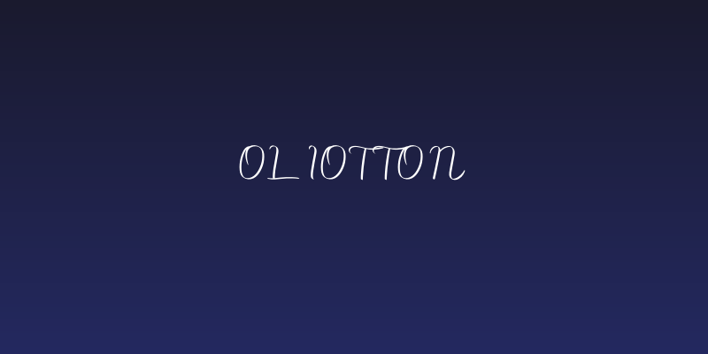 Oliotton Social Header