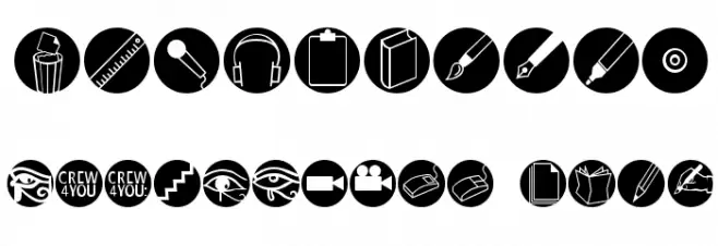 OlisWebButtonsInvers Font OTHER CHARS