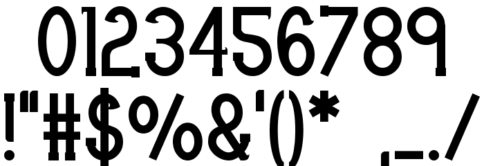 Olive 101 Font OTHER CHARS