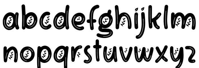 Olive Branch Font LOWERCASE