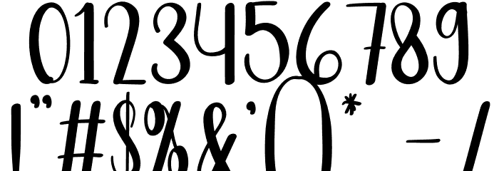 Olive Oil Font OTHER CHARS