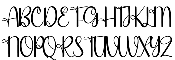 Olive Oil Font UPPERCASE