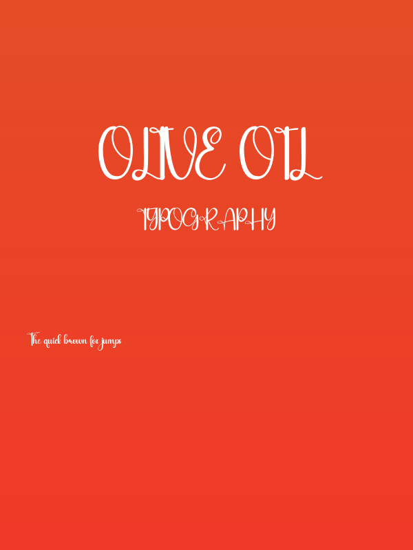 Olive Oil Poster
