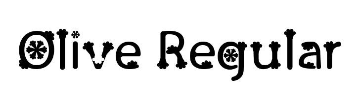 Olive Regular  Free Fonts Download