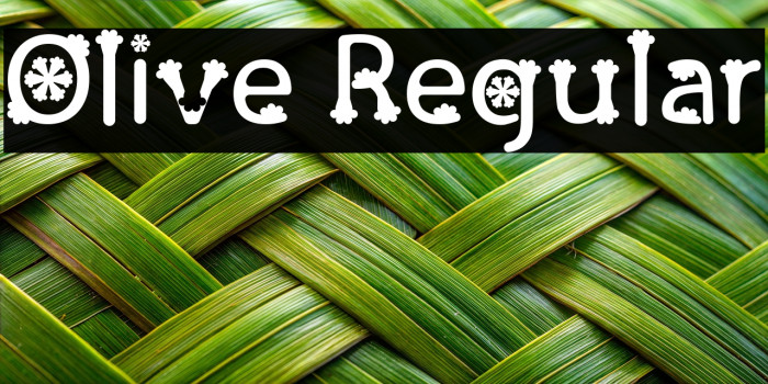 Olive Regular Example 2