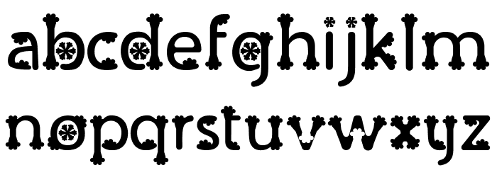 Olive Regular Font LOWERCASE