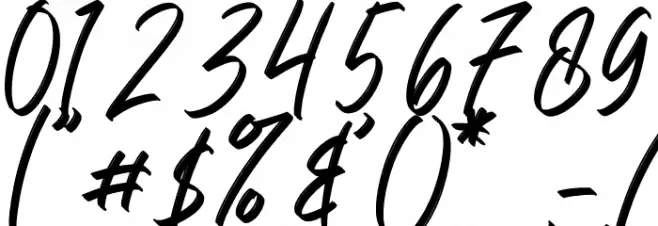 Olive _DEMO Font OTHER CHARS