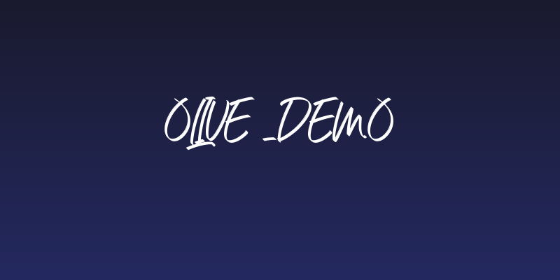 Olive _DEMO Social Header